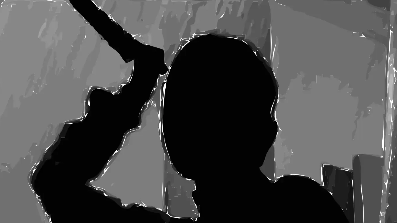The slasher awaits in the darkness.